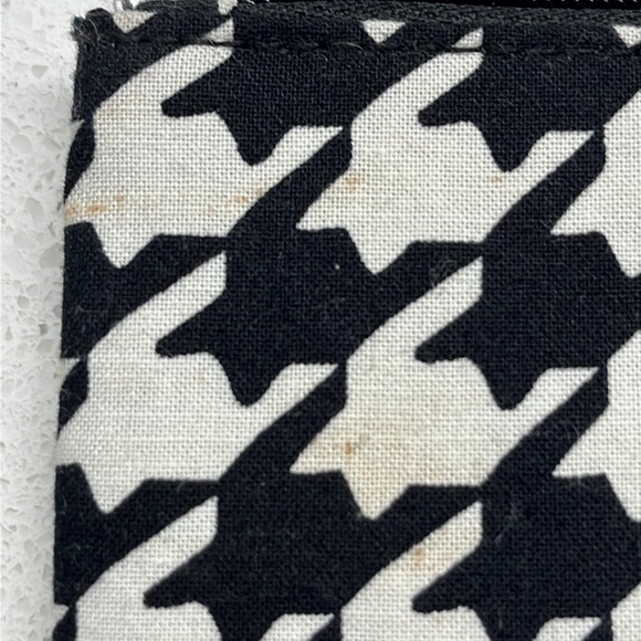 NWT Vera Bradley Zip ID case black & white Keychain wallet - Picture 9 of 9